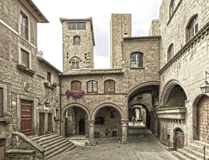 Viterbo, medieval neighbourhood (S. Pellegrino)